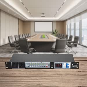 Amazon.com: LGODDYS 10 Socket Sequential Rack Professional Audio Power ...