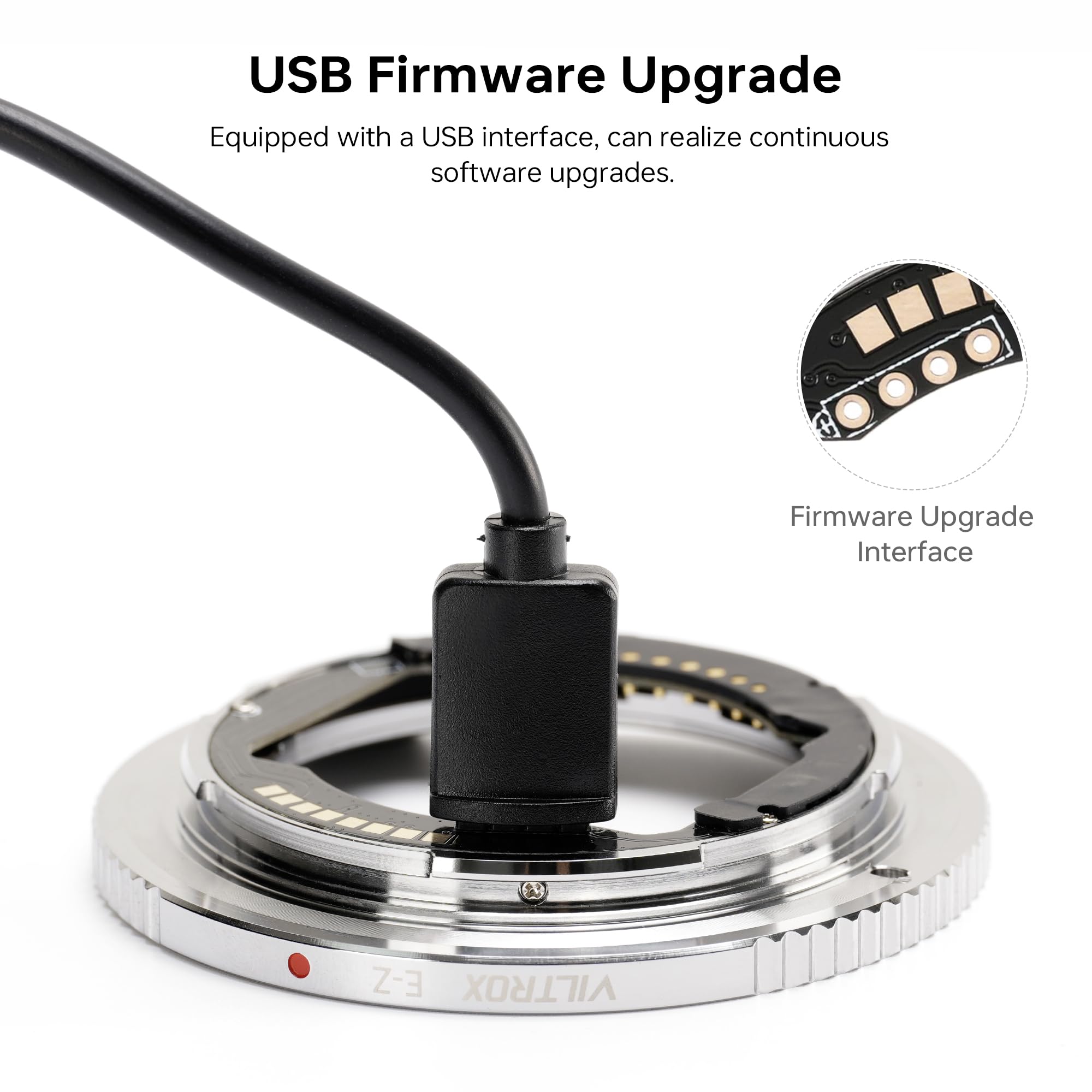 VILTROX E-Z Adattatore per obiettivo, convertitore per obiettivo autofocus Anello adattatore compatibile con obiettivi attacco E per fotocamere mirrorless Nikon attacco Z Z5 Z50 Z6 Z6II Z7 Z7II Zfc