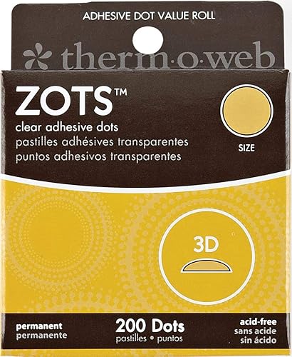 Thermoweb Zots - puntos adhesivos transparentes