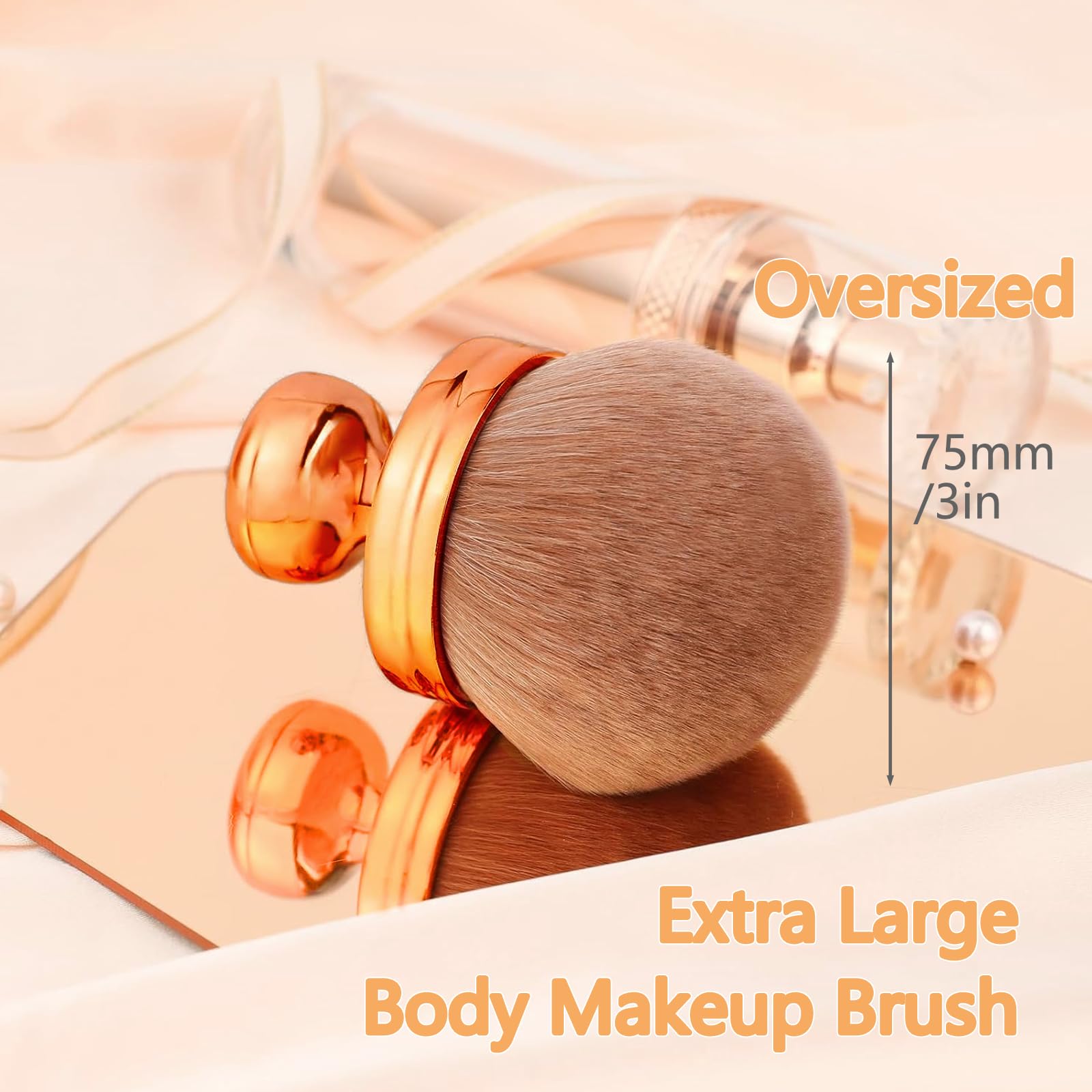 AmiCera Extra Large Body Makeup Brush for Tan Tanning Brush - Image 4