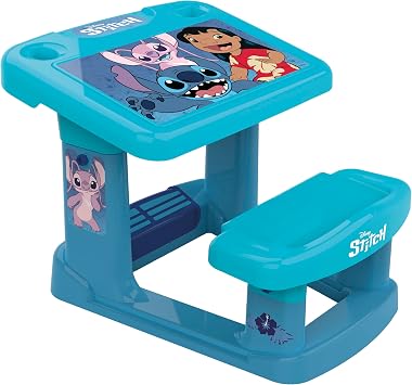 Chicos Childrens Desk for Children from 3-6 Years with Large Work Surface Including Stitch Films from 24 Months 51025