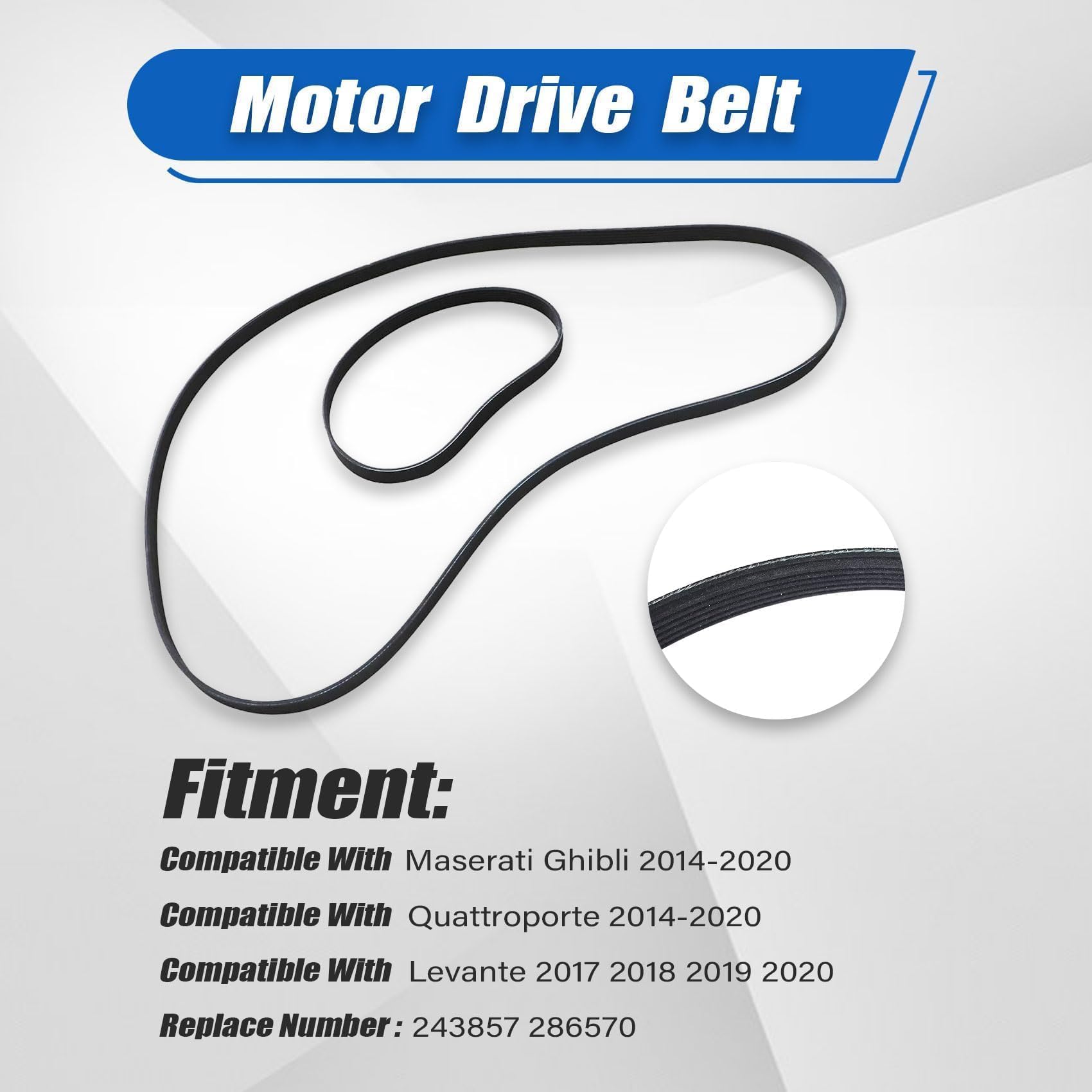 Amazon.com: Priprilod AC Compressor Alternator Serpentine Belt fit