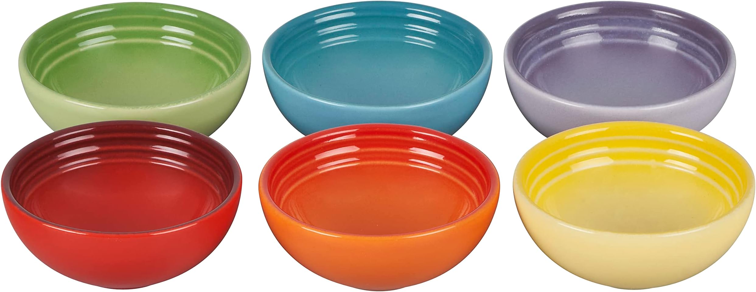 Set Of 6 Vancouver Pinch Bowls 2 Oz Multi