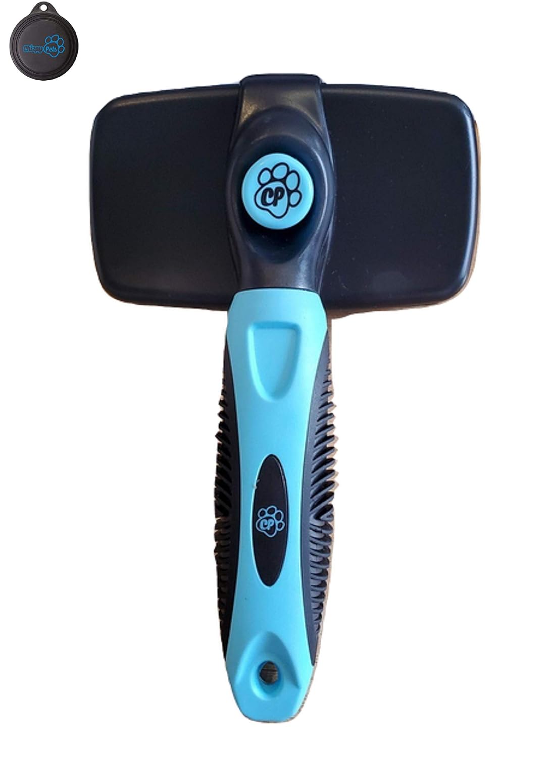 Pet Slicker Brush Grooming Tool & Pet Shedding Brush by Chirpy Pets, Cat and Dogs De-Shedding Slicker Brush Tool, Pet Grooming Rake Comb…