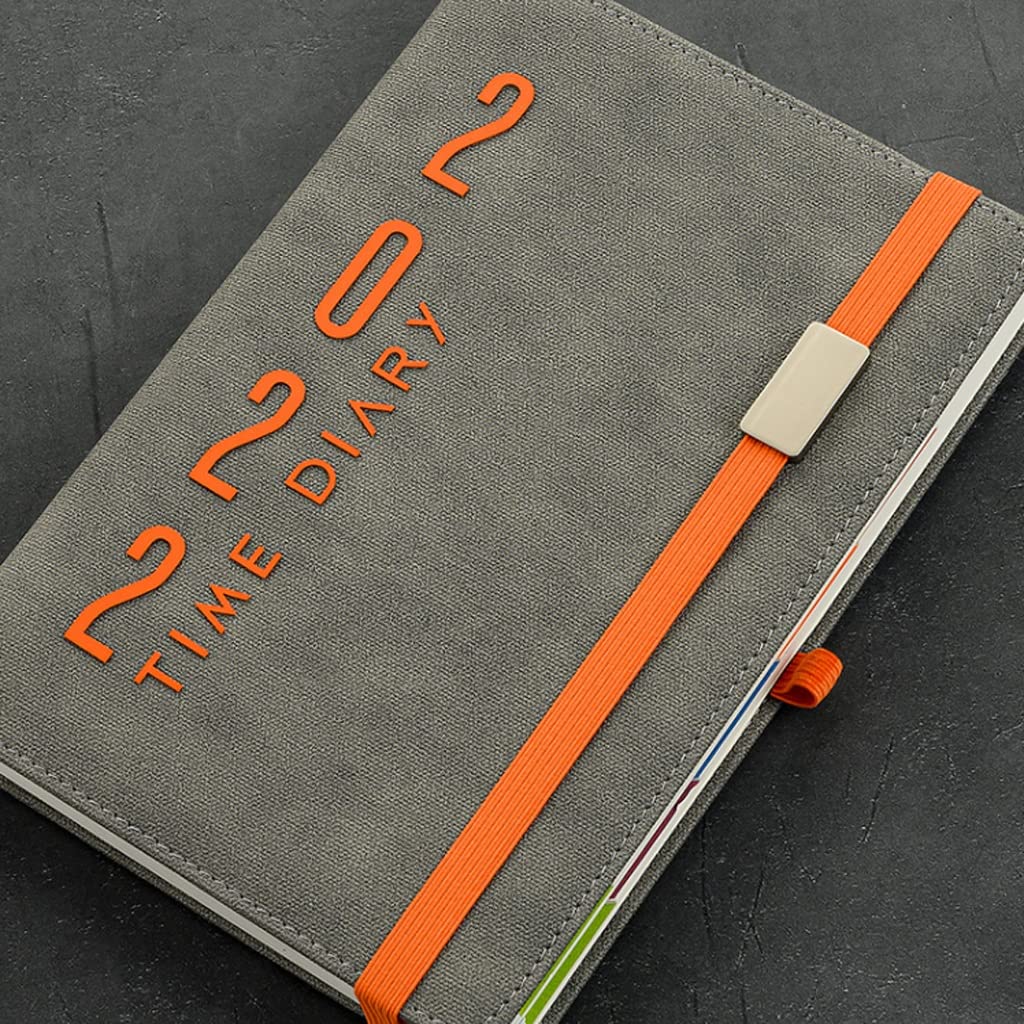 Agenda 2022 - Planner 2022 con spread settimanali e mensili, gennaio 2022 - dicembre 2022, 14 cm x 20 cm, rilegatura a doppio filo, linguette (colore: nero1)