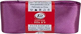 Fita Cetim Kit n.09 Rosa Nude– 38 mm c/10 Metros –Ideal para Laços, Arranjos e Decoração