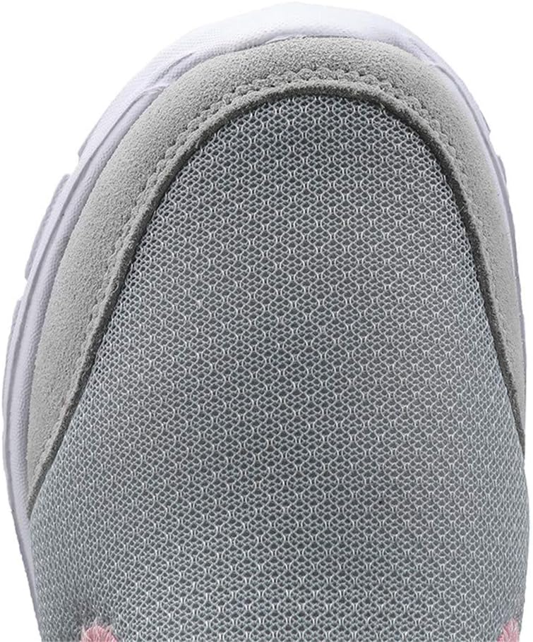 MizHome Women's Backless Walking Sneakers Summer Slip-on Mule Shoes Closed Toe Slippers - Image 5