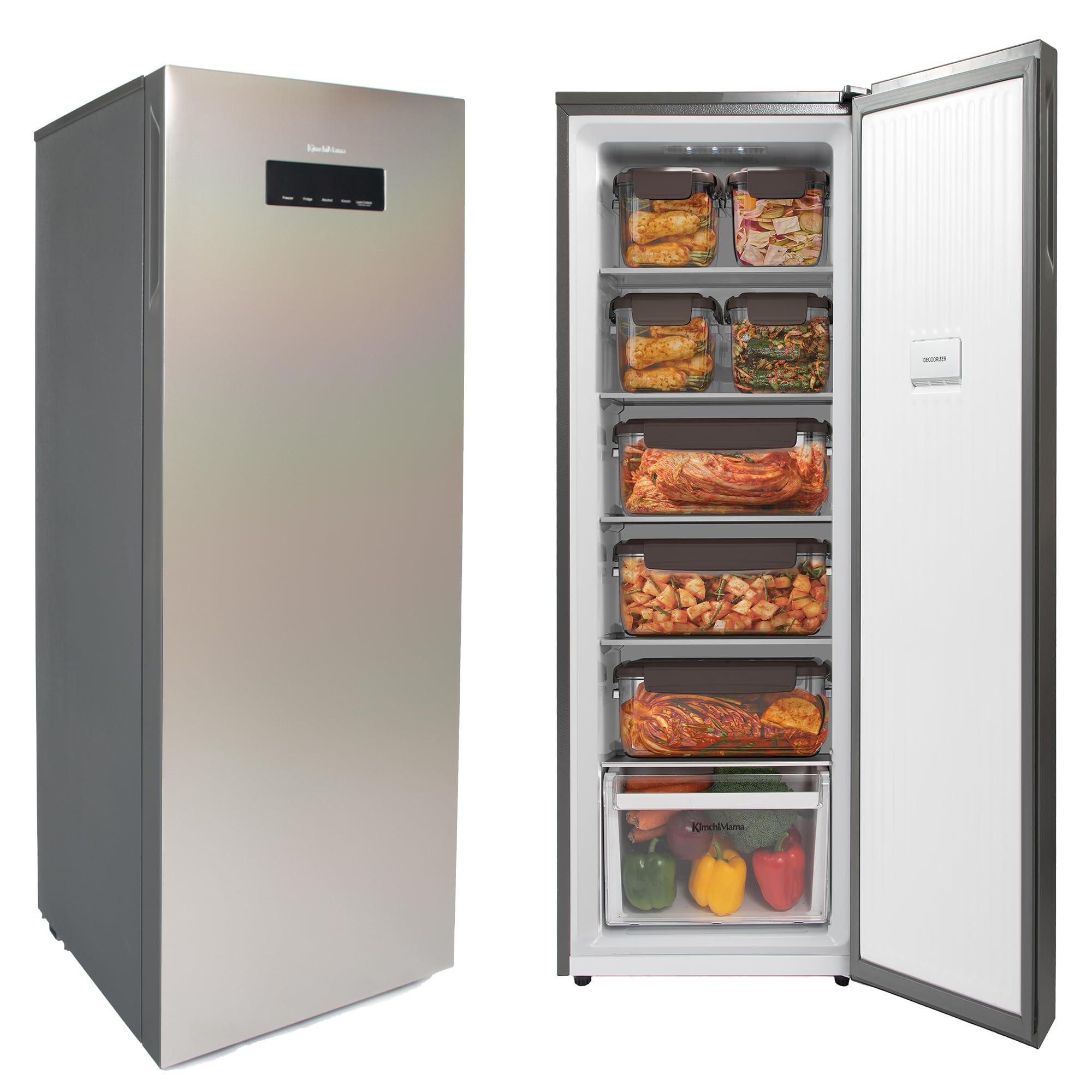 KimchiMama KM25-SLM120-SV 4.3 cu ft Compact Freezer Silver