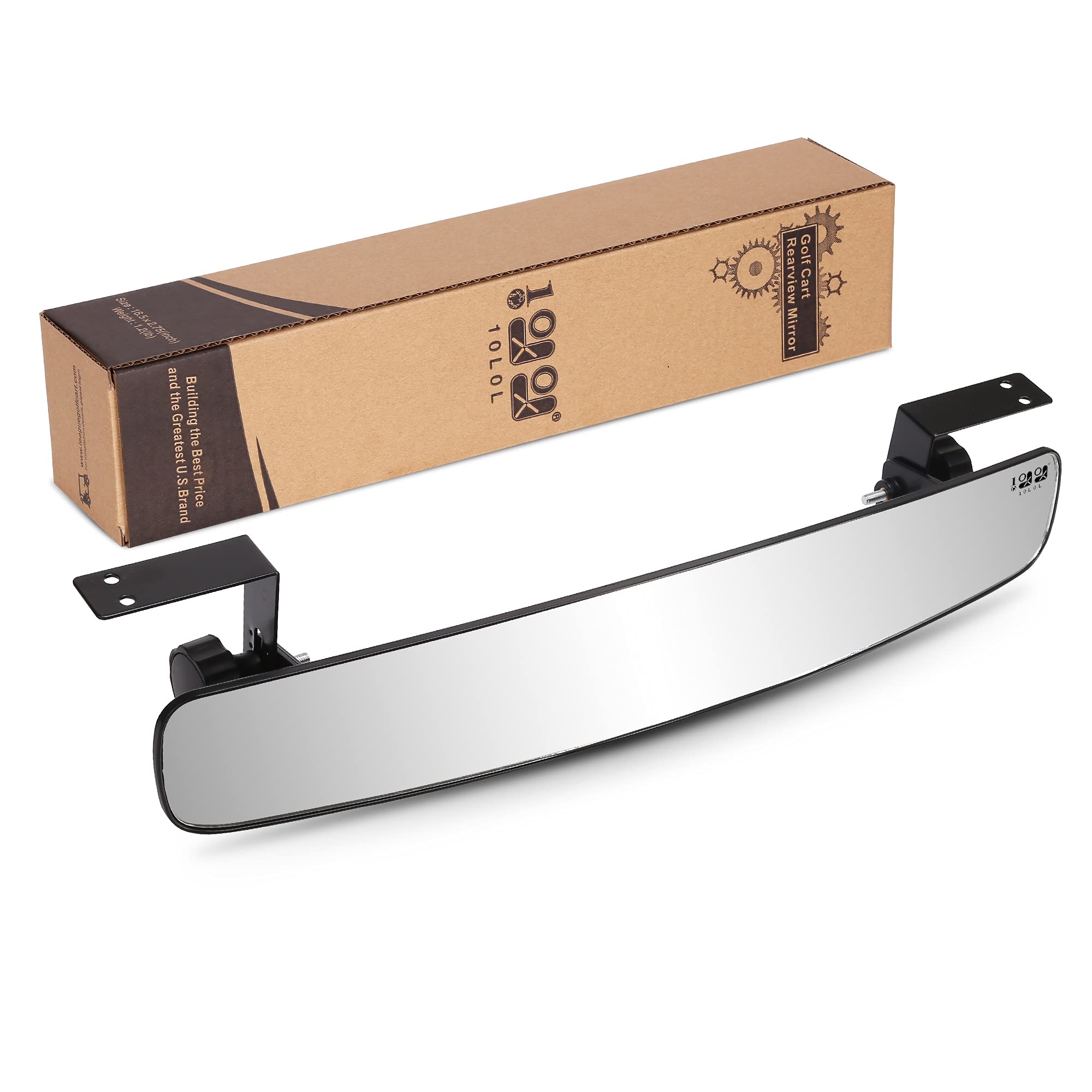 Buy 10L0L Universal Golf Cart Rear View Mirror,16.5" Extra Wide 180