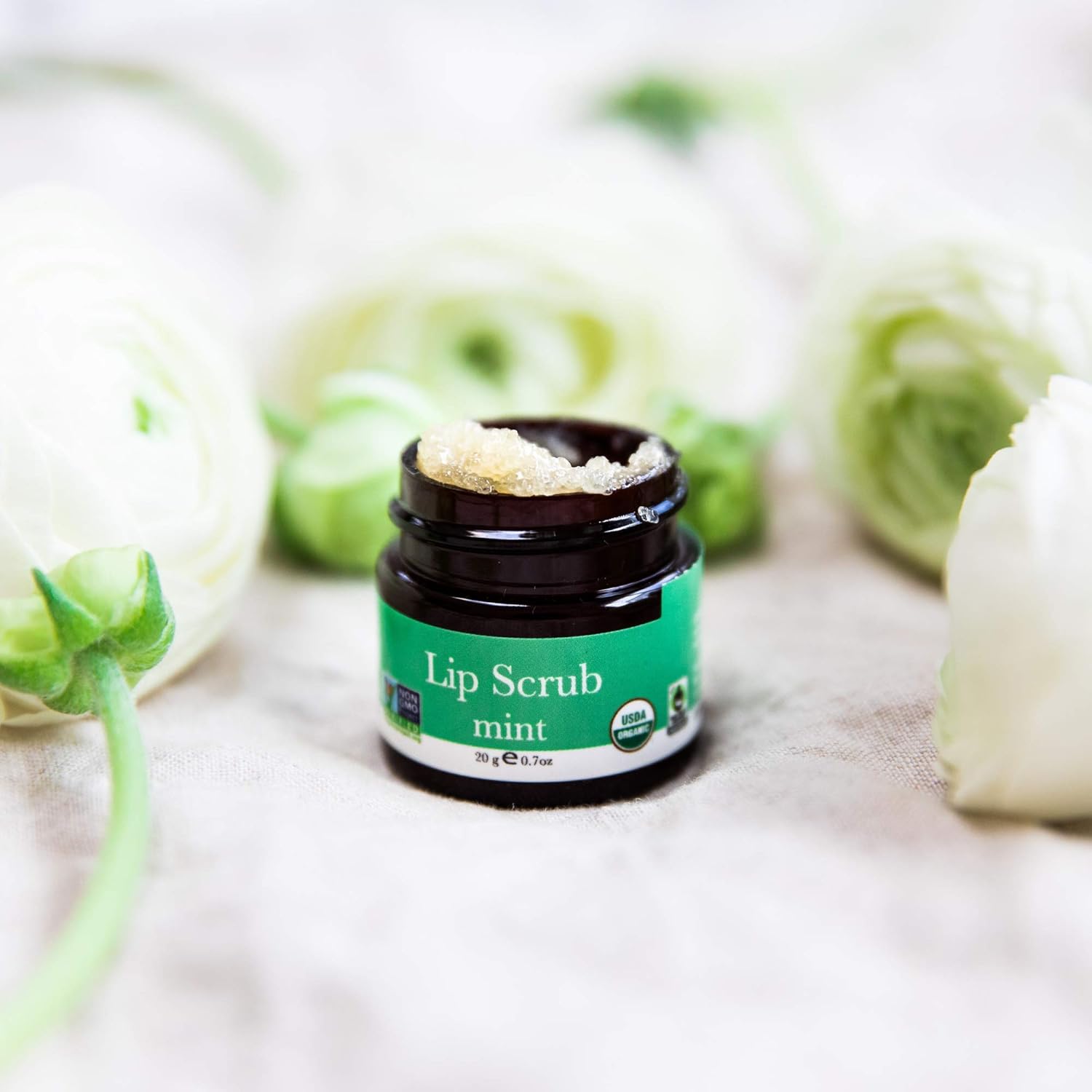 Organic Lip Scrub Mint - Lip Scrubs Exfoliator & Moisturizer, Lip Exfoliator Scrub, Sugar Lip Scrubs, Lip Sugar Scrub, Lip Care Products for Chapped Lips, Lip Scrubber, Lip Moisturizer for Dry Lips : Beauty & Personal Care