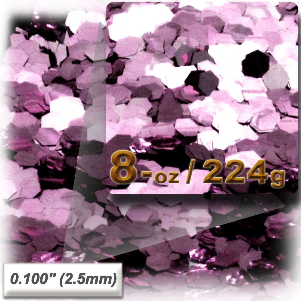 The Crafts Outlet Glitter Powder, 8-OZ/224-g, Fine 0.100in, Light Green