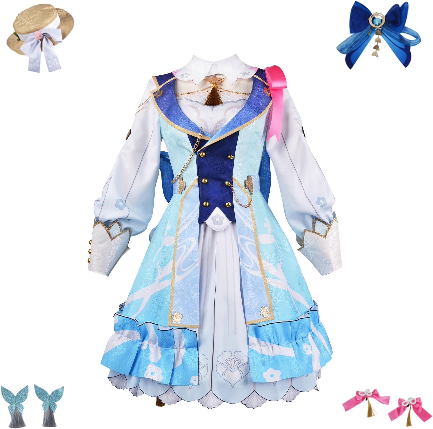 OSIAS Genshin Impact Ayaka Springbloom Missive Costume (M)