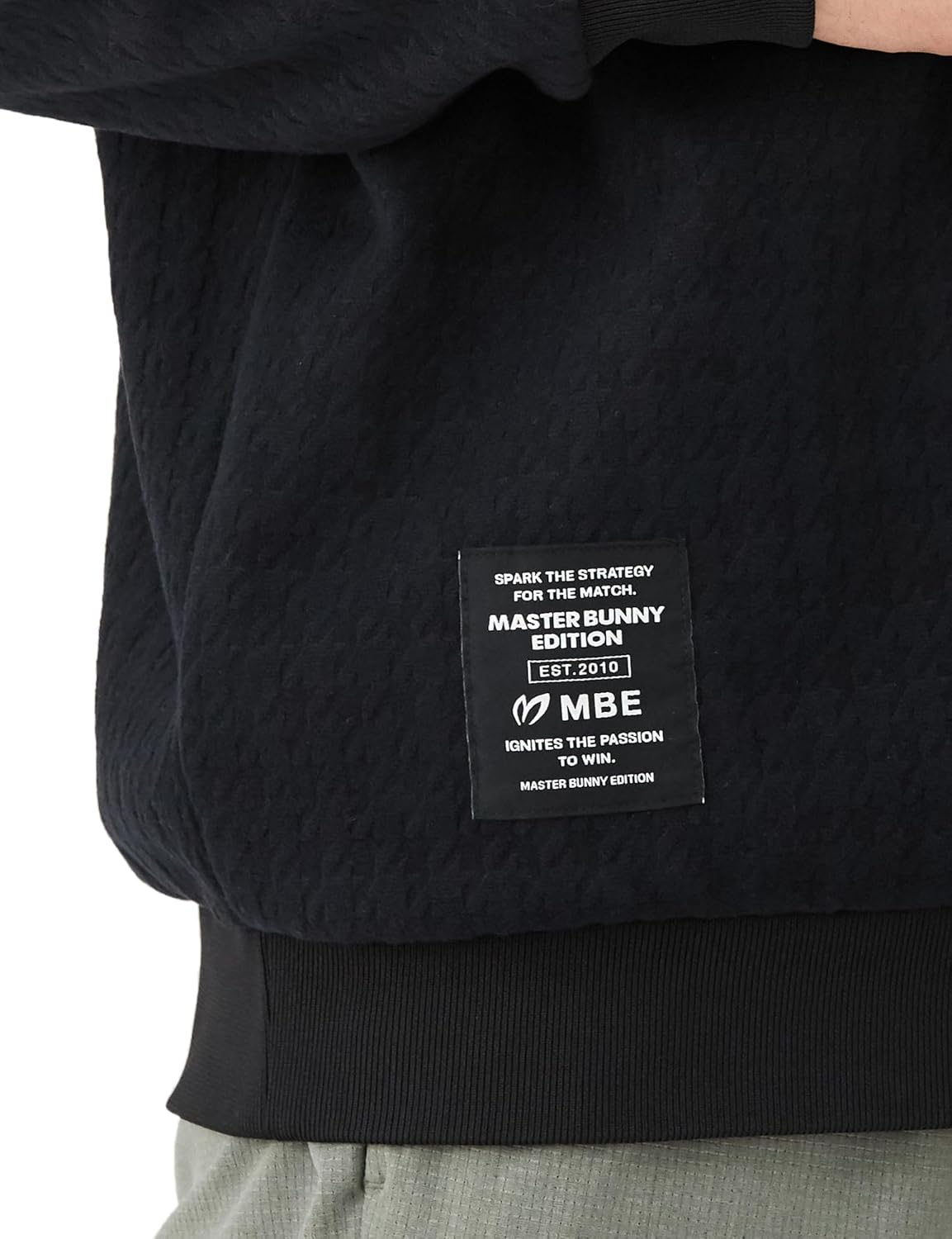 パーリーゲイツ マスターバニー ニット 千鳥 ゴルフ メンズ モック