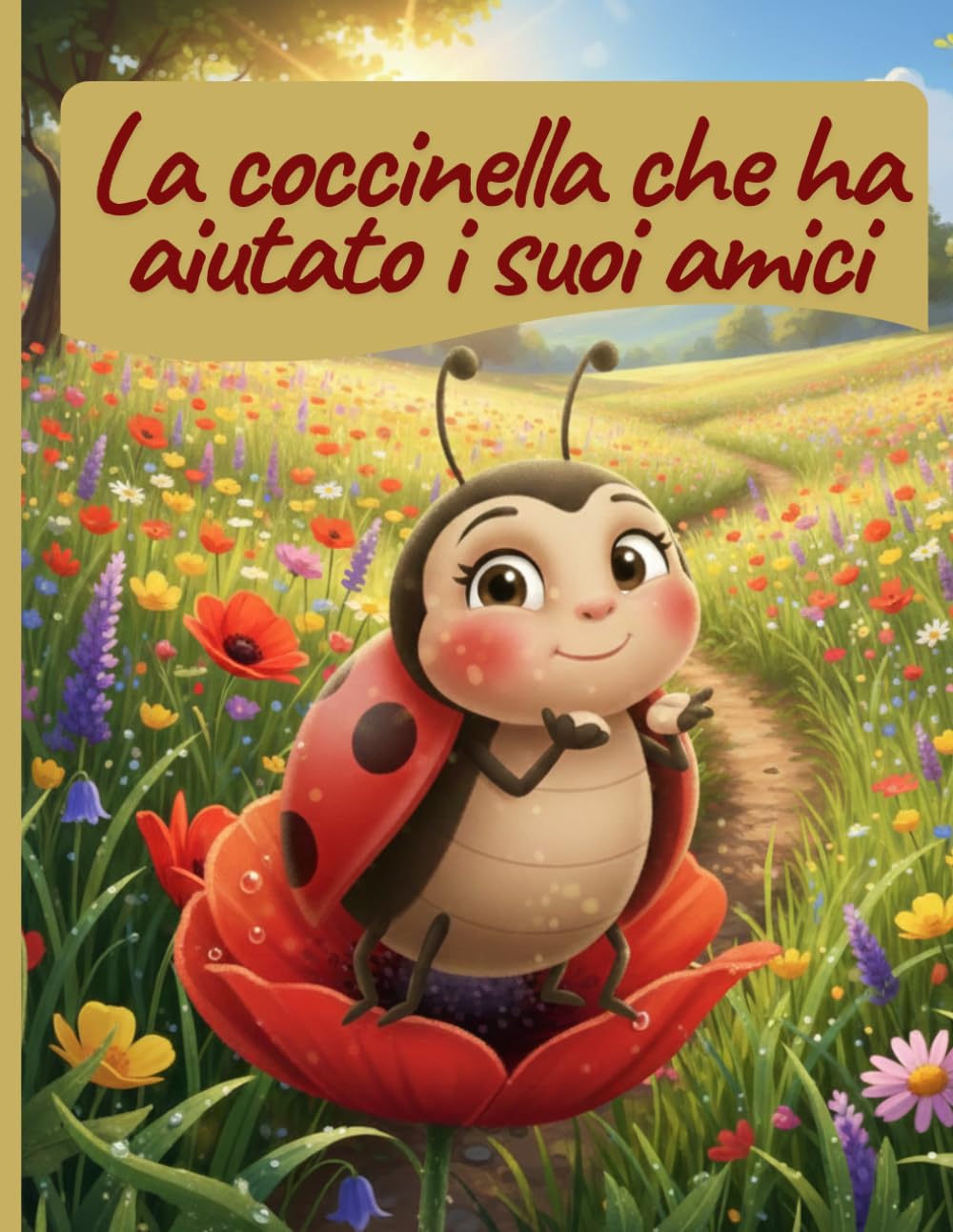 La coccinella che ha aiutato i suoi amici: Una storia per bambini sulla gentilezza e l'aiuto reciproco | Età 4-8 anni | Libro illustrato a colori — anche i più piccoli possono fare grandi cose