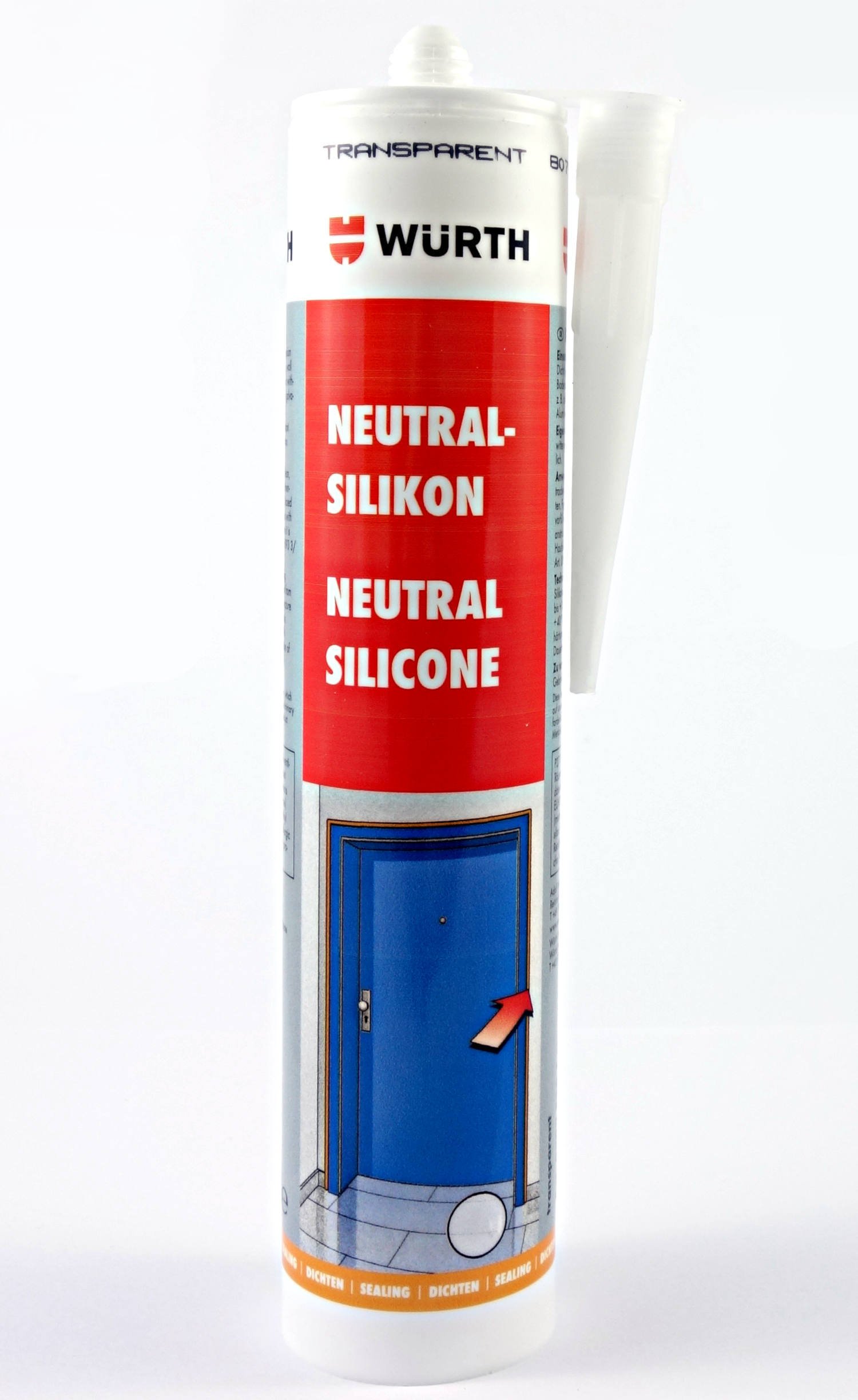 Würth silicone neutre 310 ml haute performance anti-moisissure