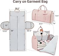 Vista 2 de Bolsas de ropa para viajes para mujer, Rosado, Lindo