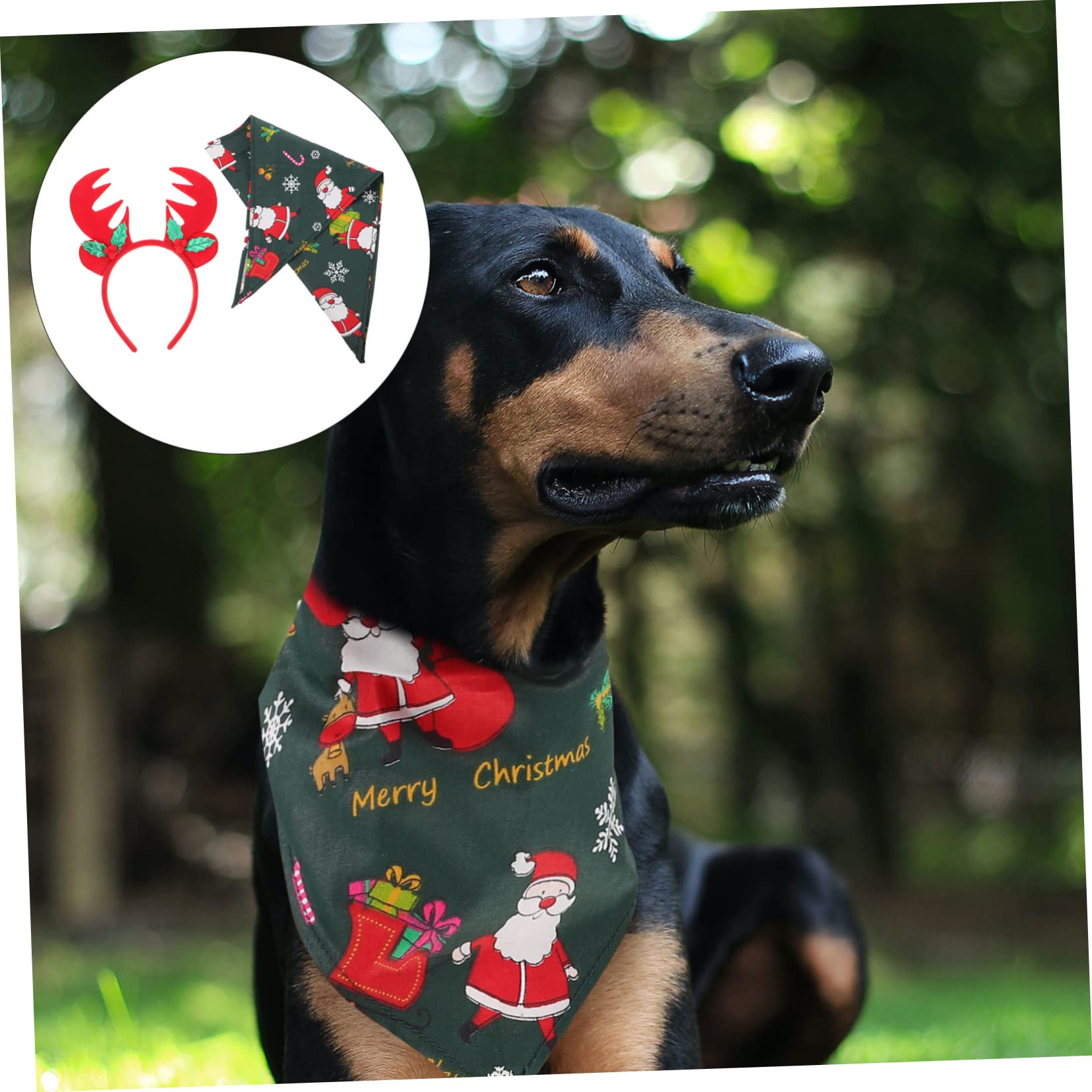 POPETPOP 3 Set di Bandane Natalizie per Cani Sciarpe E Foulard Riutilizzabili E Lavabili Accessori per Cani