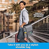 Vista 5 de Car Front Seat Organizer Efficient Car Organizers and Storage Laptop,Tablet Pockets, Adjustable Straps,Kid-Friendly, Multi-Pocket, Cup Holders