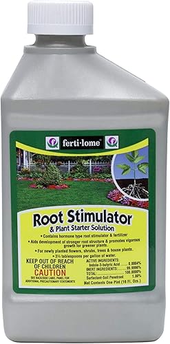 Estimulador de raíces de fertiloma y solución de inicio de plantas (paquete de 3)