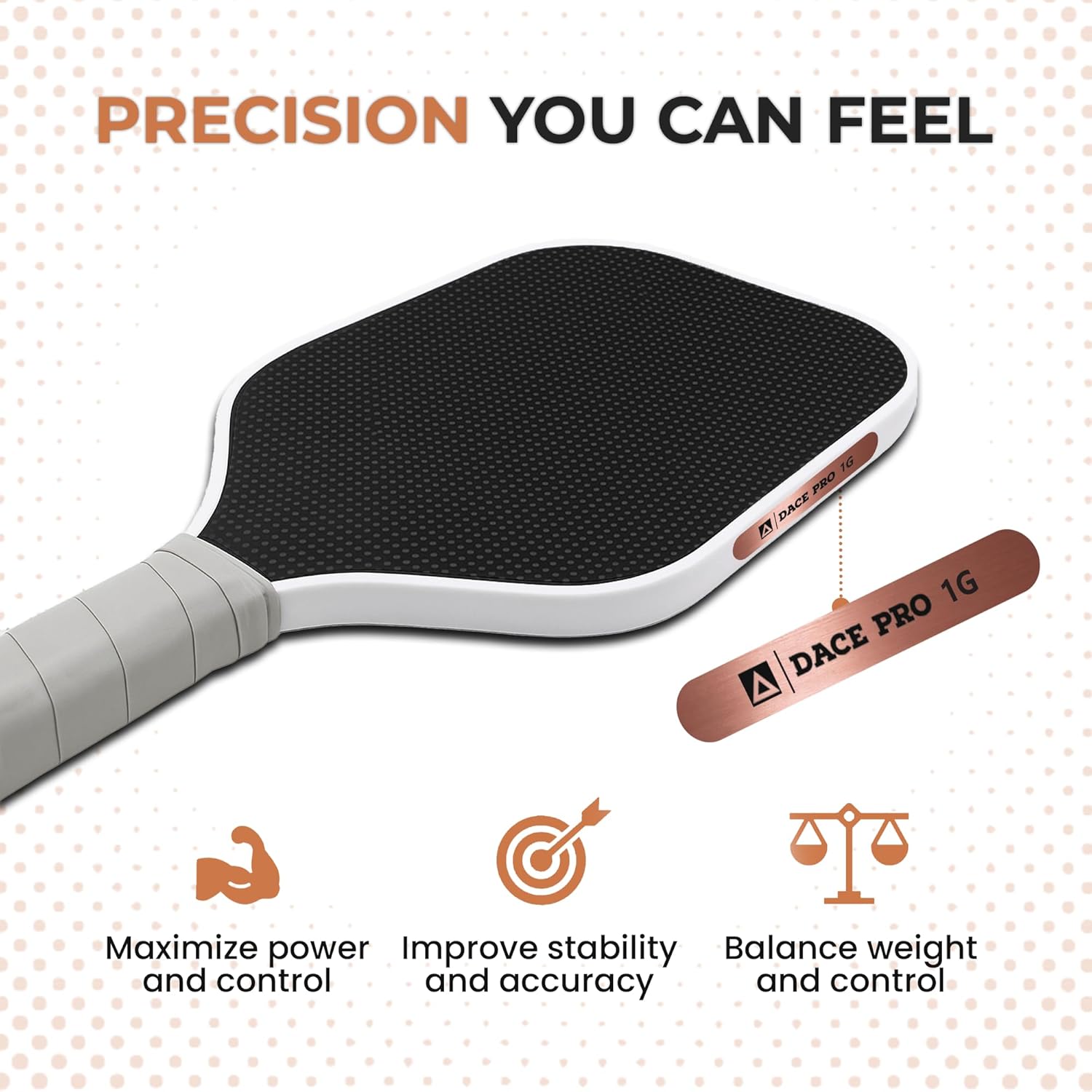 Copper Weighted Pickleball Paddle Tape – 1g Precision Strips for Fine-Tuned Paddle Weighting, Lead-Free Alternative to Lead & Tungsten Tape for Balance, Control, Stability & Sweet Spot - Image 4