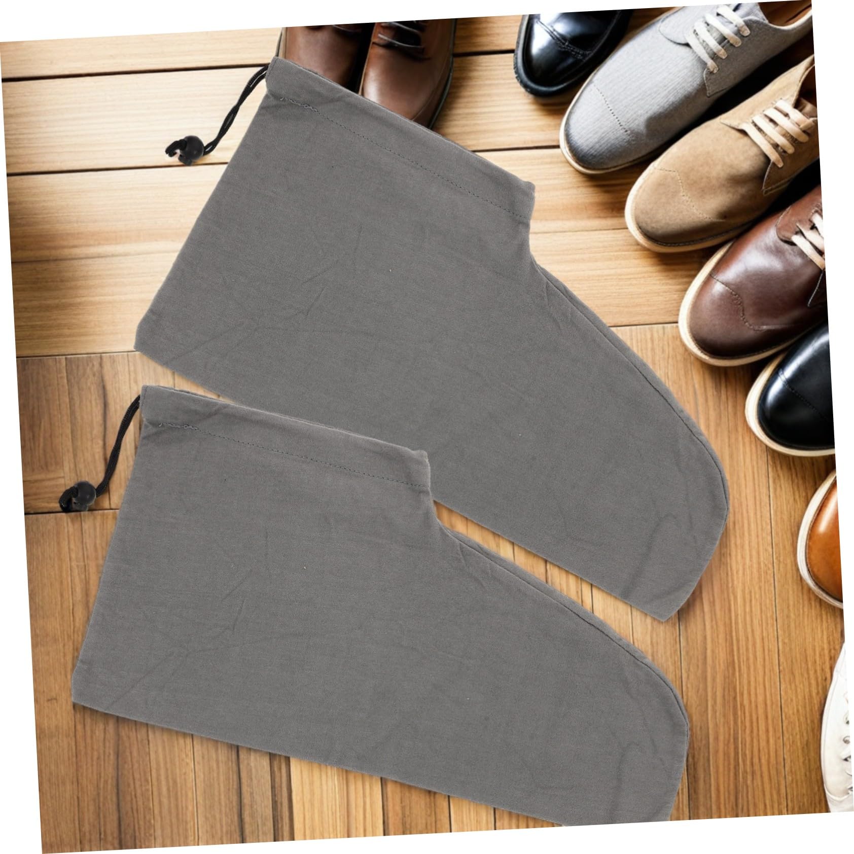 6 Pezzi Sacchetti per Scarpe in Cotone con Coulisse Sacchetti Antipolvere Traspiranti Borse Leggere e Lavabili per Viaggio Protezione Scarpe e Stivaletti Organizer Compatto per