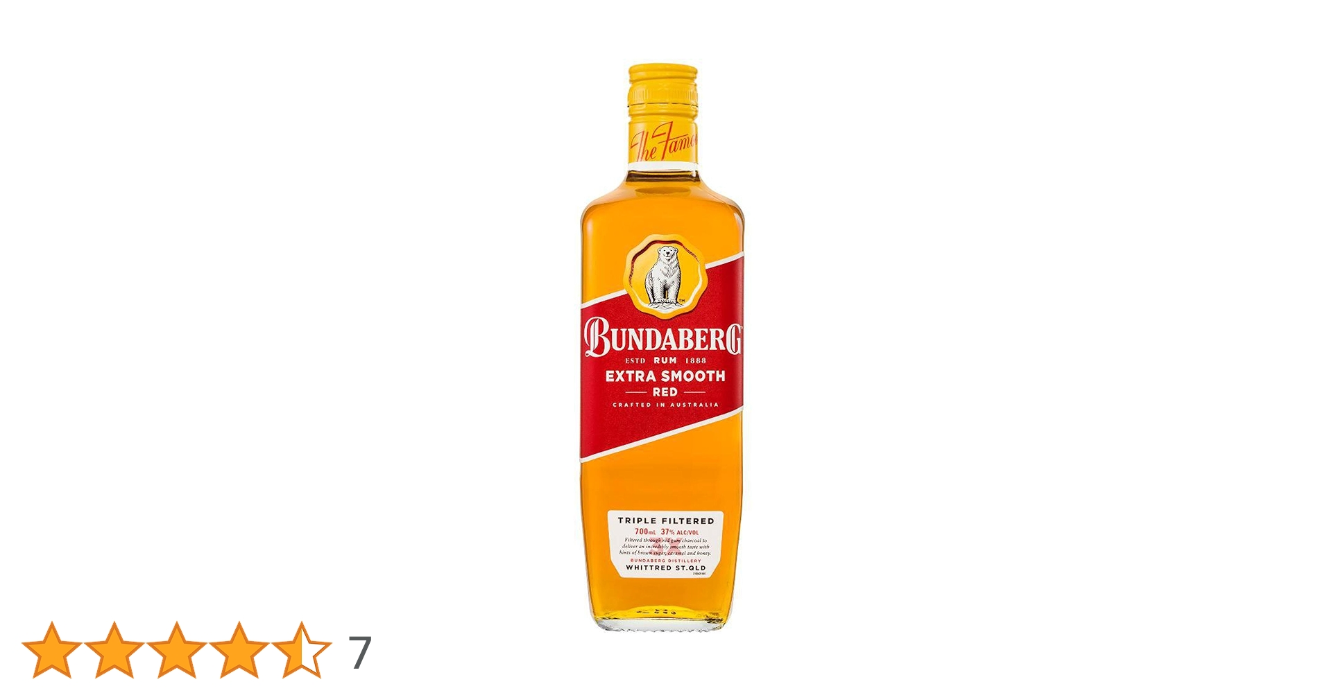 Bundaberg Extra Smooth Red Rum 700 ml : Amazon.com.au