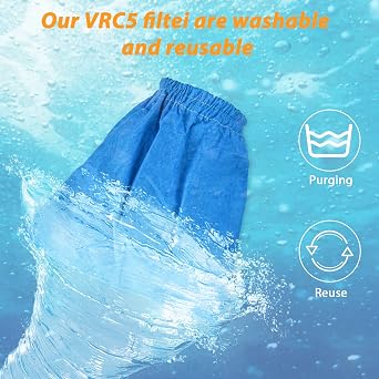Cloth Filter for 2&2-1/2 Gal. Shop Vac 916949, 9-16949 MICROLINED