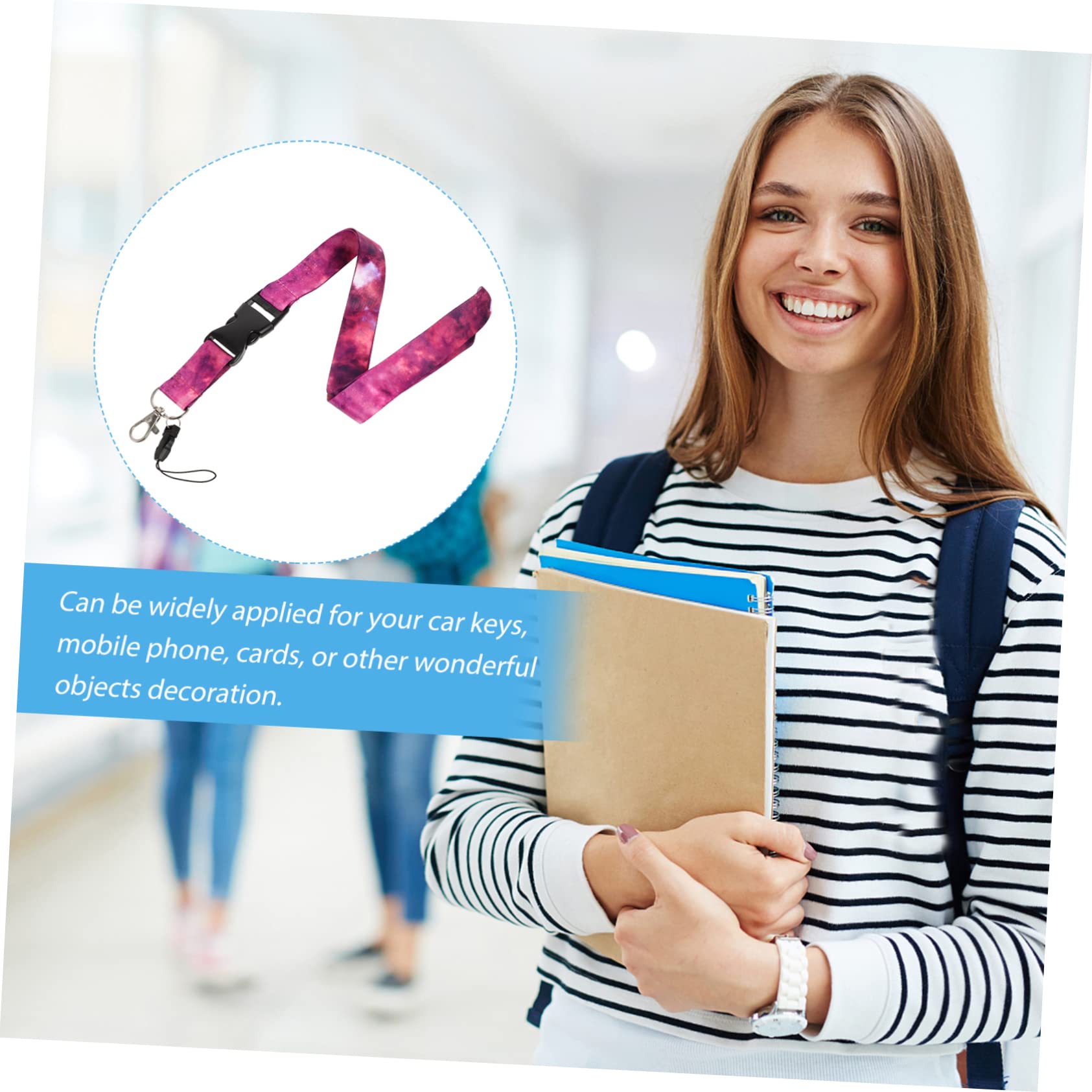 SHINEOFI Handy Umhängeband Set Aus Polyester Robuste Handy Lanyards Mit Schlüsselanhänger Id Karten Und Mehr Für Outdoor Einsatz