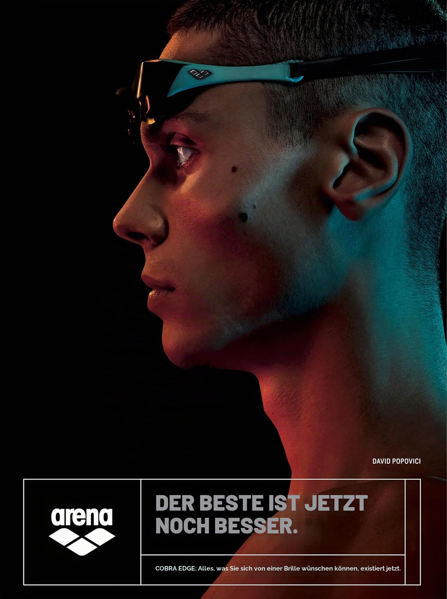 ARENA Brille Cobra Edge Ultra Swipe Mirror Spiegelbrille für Schwimmbäder