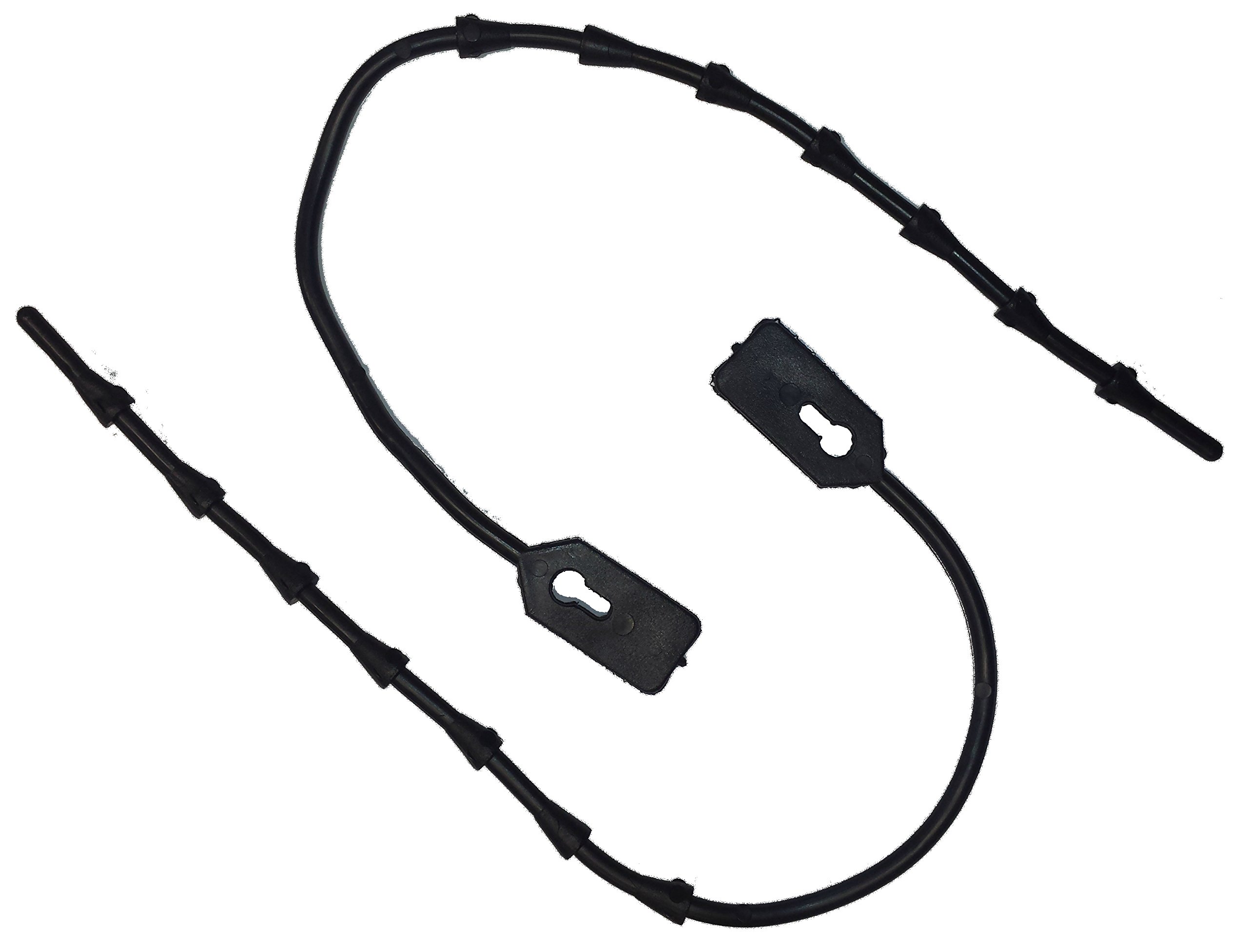 Soft Rubber Tree Ties - Packed by the CandyRushTM Charity - to Support Young Plants Saplings Whips Vines or Roots