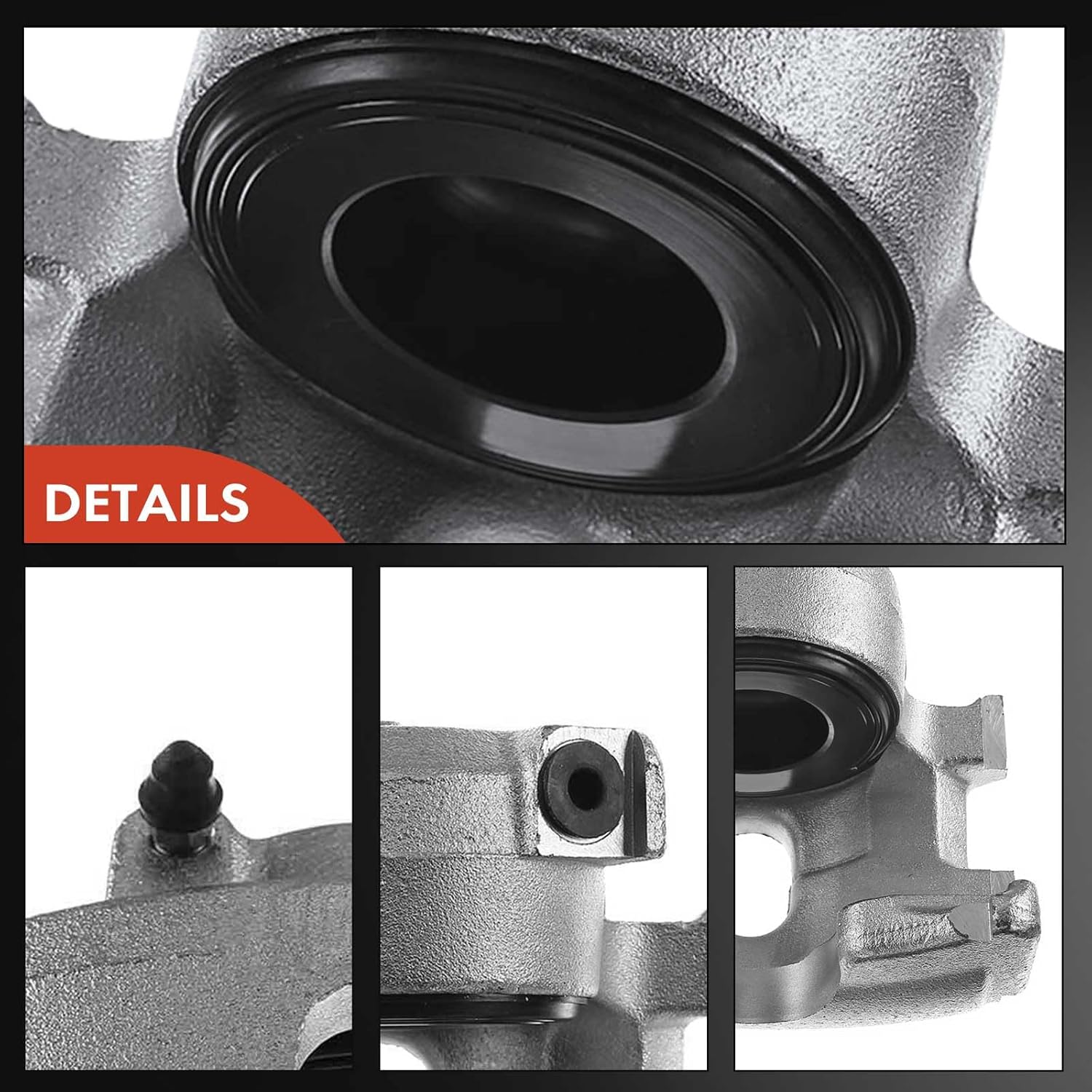A-Premium Disc Brake Caliper Assembly Without Bracket Compatible with Dodge, Chrysler and Plymouth Models - Town & Country, New Yorker/Newport, Ramcharger, Monaco, Trailduster - Front Left Driver Side