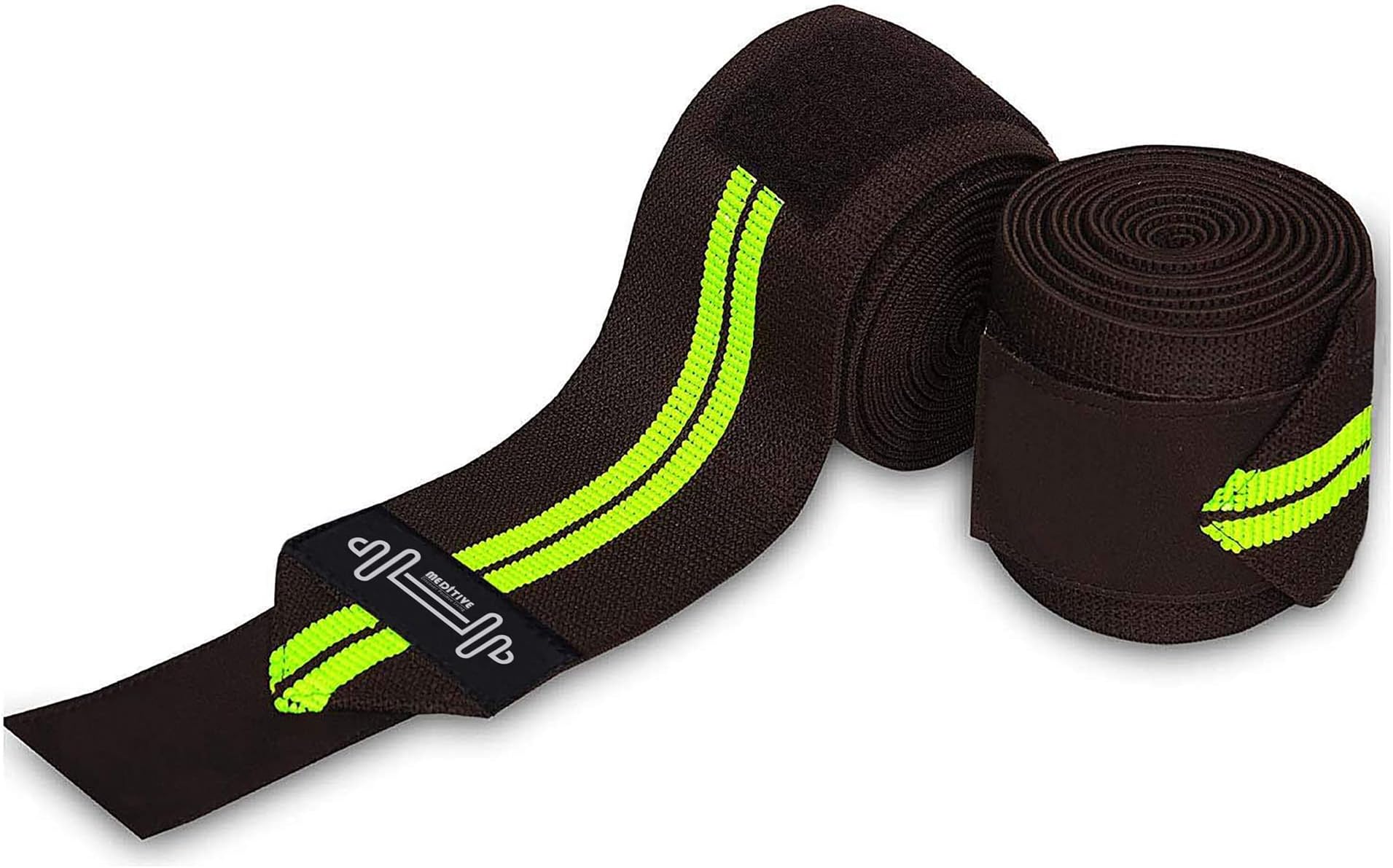 MEDITIVEGym Wrist Support with Thumb Support Grip Gloves, Weight Lifting, Body Building, Sports Activities, Crossfit etc. Universal Size fits Both Men and Women (Pair)