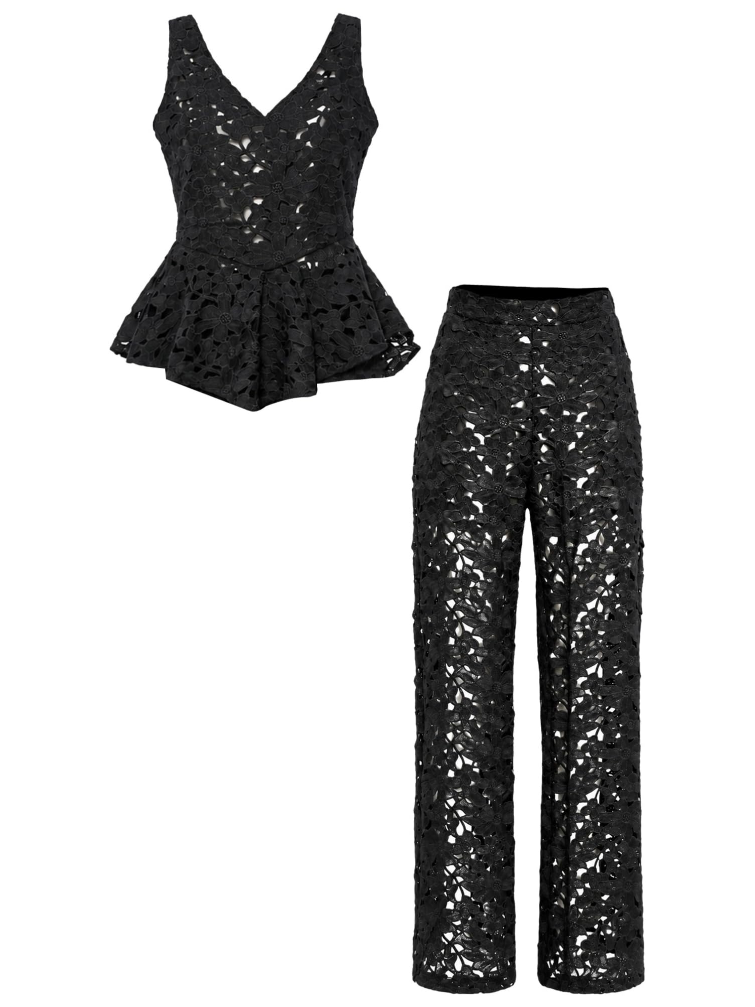 Aislor Donna Formale Abito Business Elegante Pantalone da Completo Tailleur