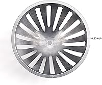 Vista 6 de Cubierta de drenaje de suelo de aluminio resistente, colador de drenaje de piso, colador de fregadero de piso, cubierta de drenaje de cúpula