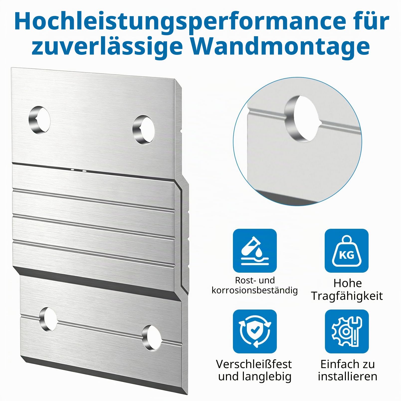 Z-Profil Klemmen zum Aufhängen 76,5 cm, 3PCS French Cleat Wandhalterung