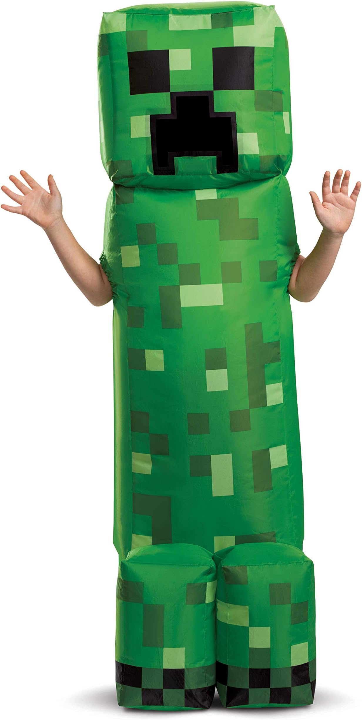 Disguise Minecraft Creeper Inflatable Costume, Green