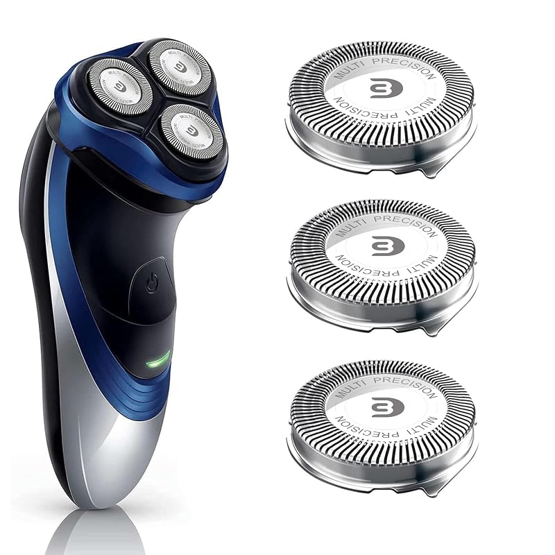 Cabeças de reposição SH30 para Philips Norelco Series 2400 e 2600, pacote com 3 e escova de limpeza