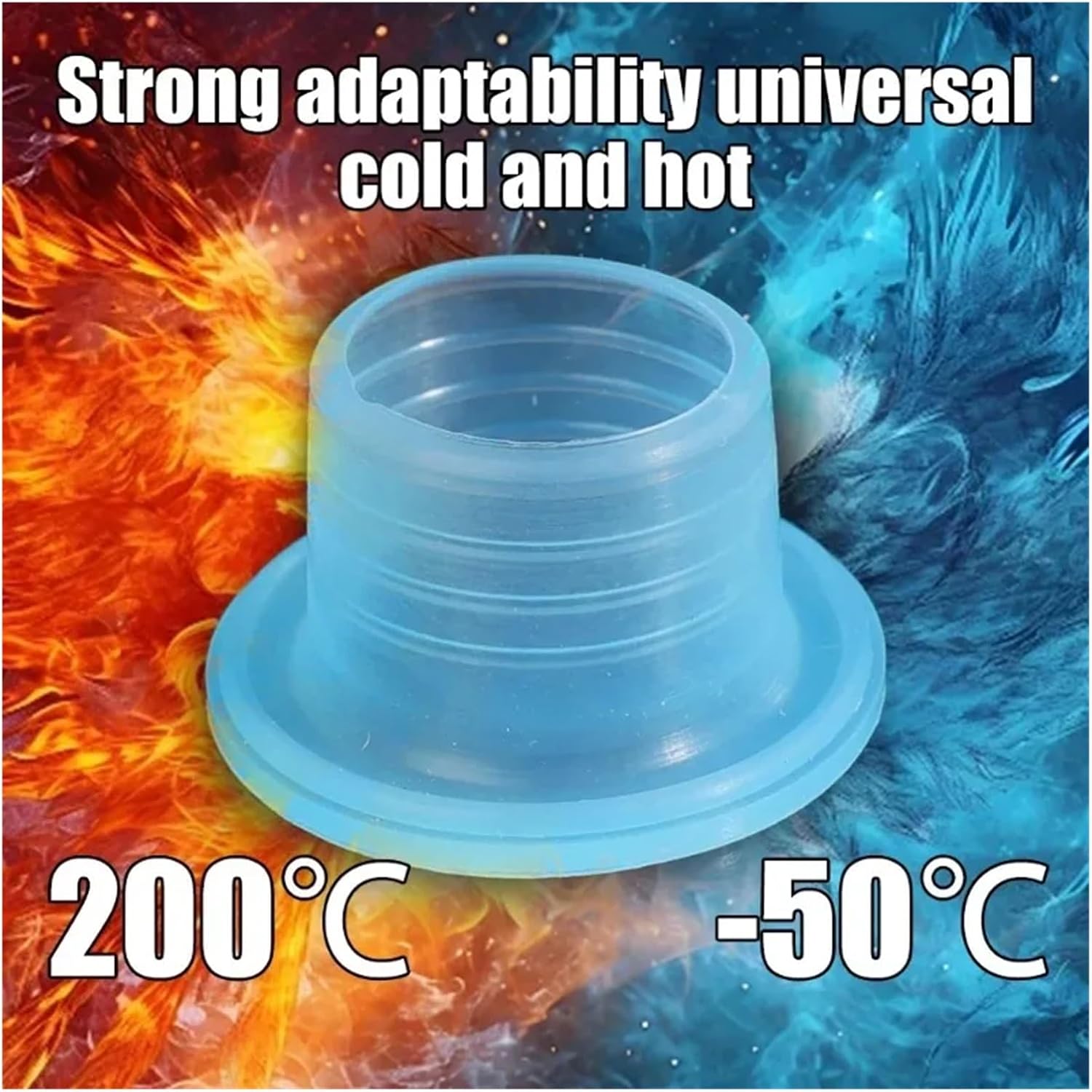 120/10 Faucet Gaskets Rubber Pipe Sealing Washers Silicone Tape Triangle Valves Hose Plumbing Fittings Plugs(B-Blue,120PCS)