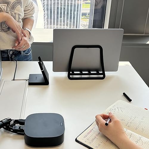 Miniatura 3 de Space Saving Vertical Laptop Holder for All Models Up to 3.15Inch8cm Thickness Tablets Secure Placement Adjustable Holder