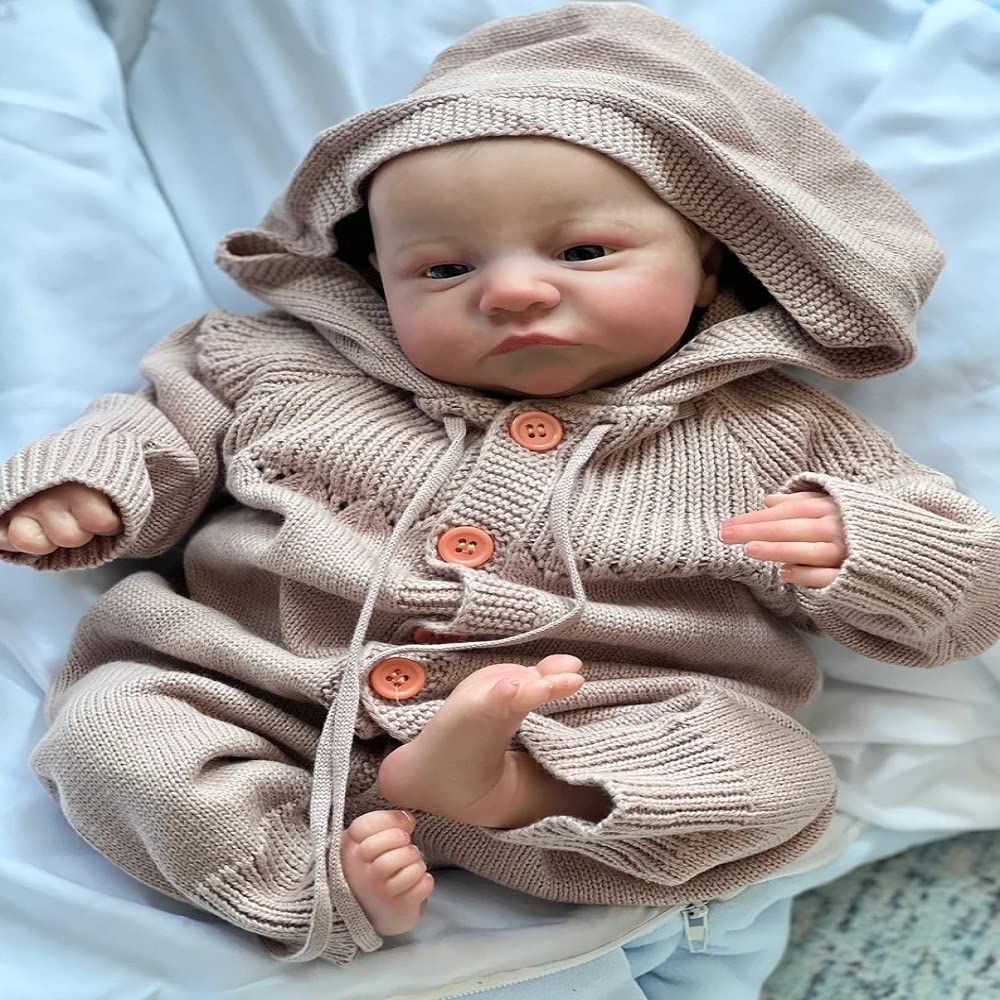 20 cali Reborn Baby Chłopiec realistyczna lalka maluch silikon Reborn lalki jak prawdziwe realistyczne lalki dziewczynka tanie 50 cm