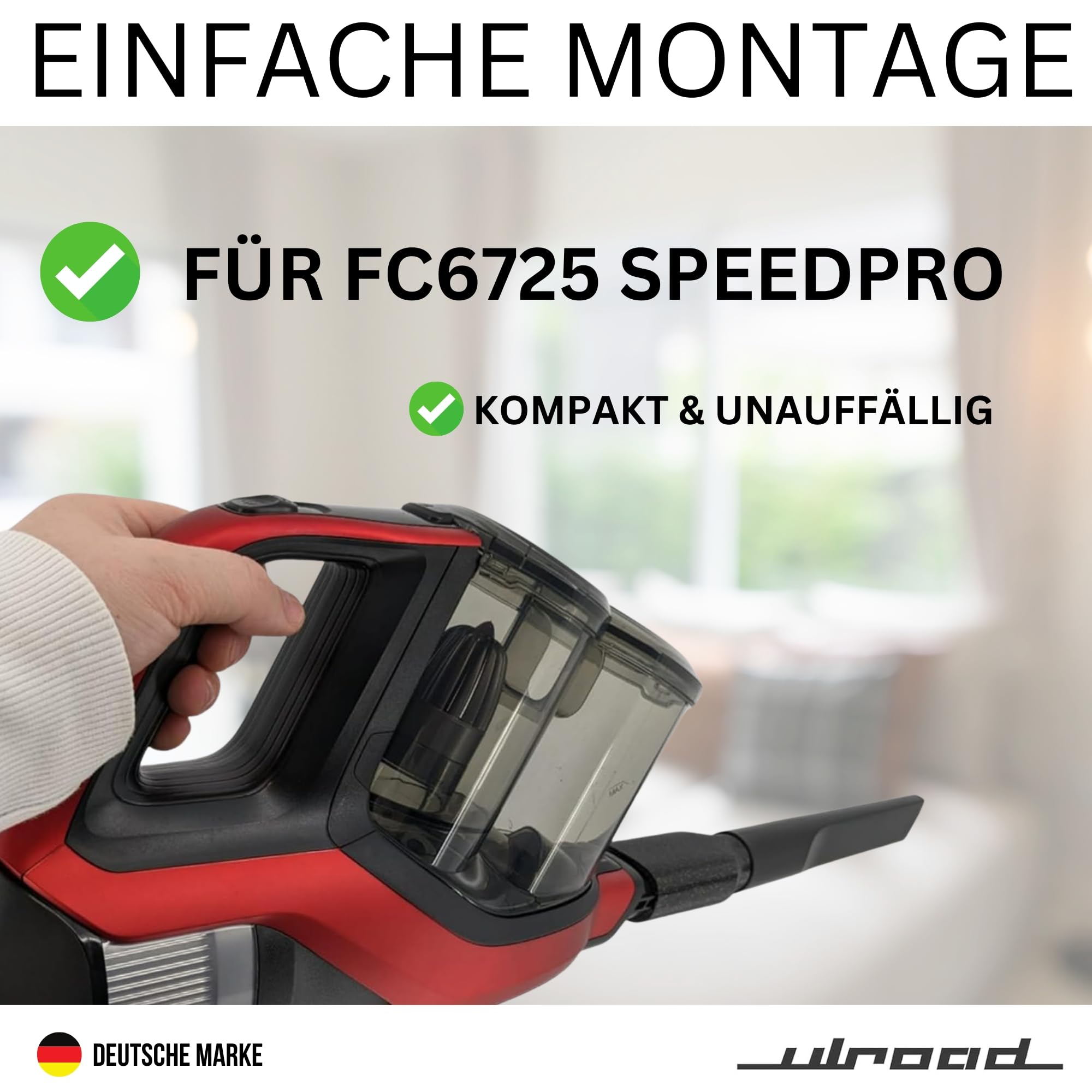 ULROAD Wandhalterung Für Philips Staubsauger - Made In Germany