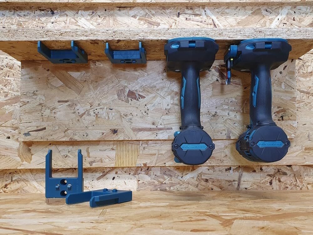 StealthMounts Organiseurs d'outils pour Makita 40v | Support de Rangement sans Fil pour Outils Makita 40v | Lot de 4 | Organisateurs d'outils Noir pour Makita 40v