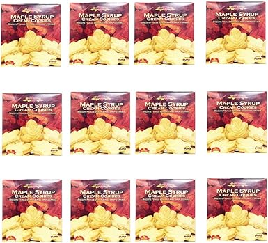 Amazon 箱不良 カナダお土産 カナダ メープルクリームクッキー カナダ みやげ 土産 おみやげ お土産 海外土産 350ｇｘ6個 ボーアンドボン ケーキ菓子 デニッシュ菓子 通販
