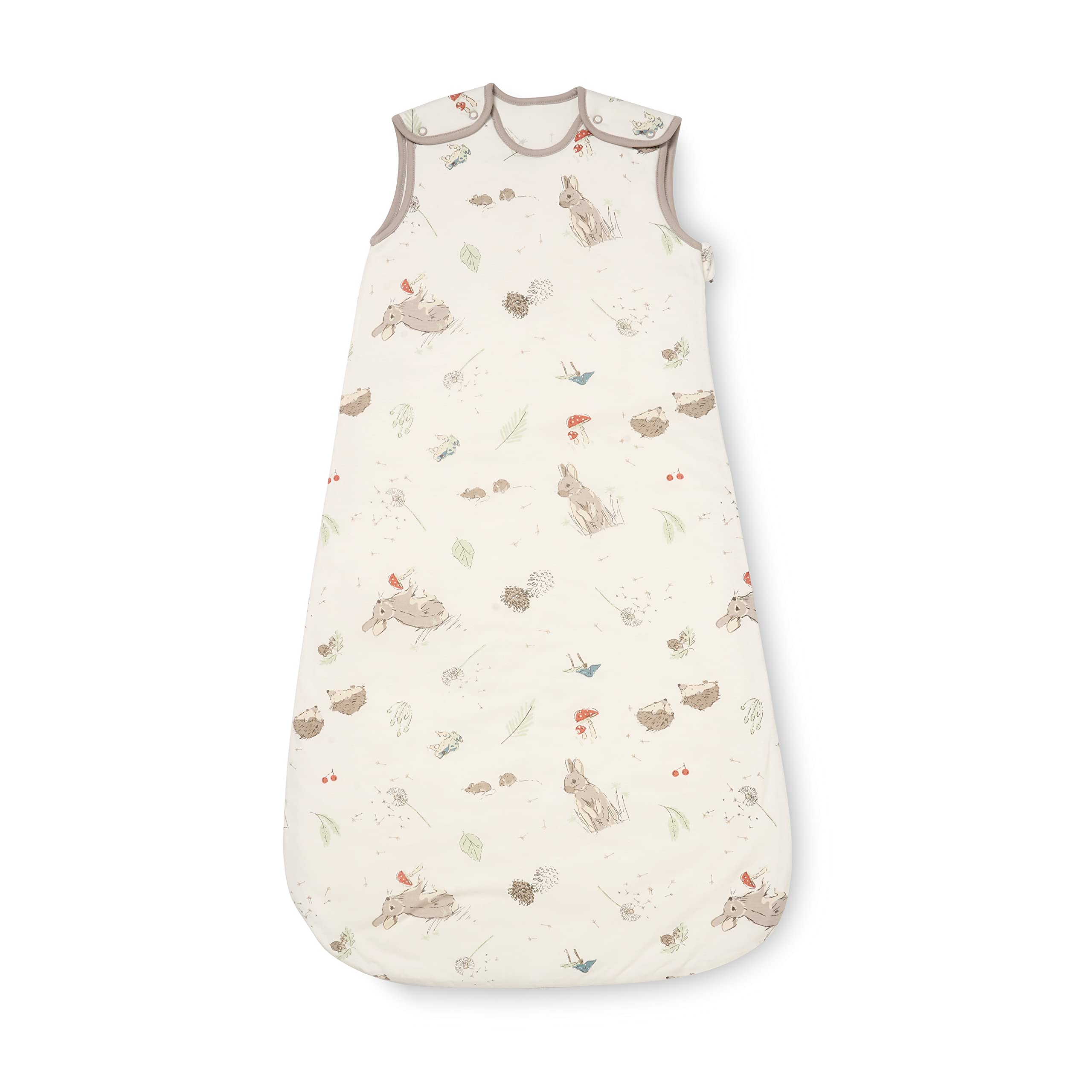 Tutti Bambini Baby Sleep Bag 0-6 Months | Soft Bamboo Cotton 2.5 TOG, Ideal for Sensitive Skin, Thermometer Included | Cocoon