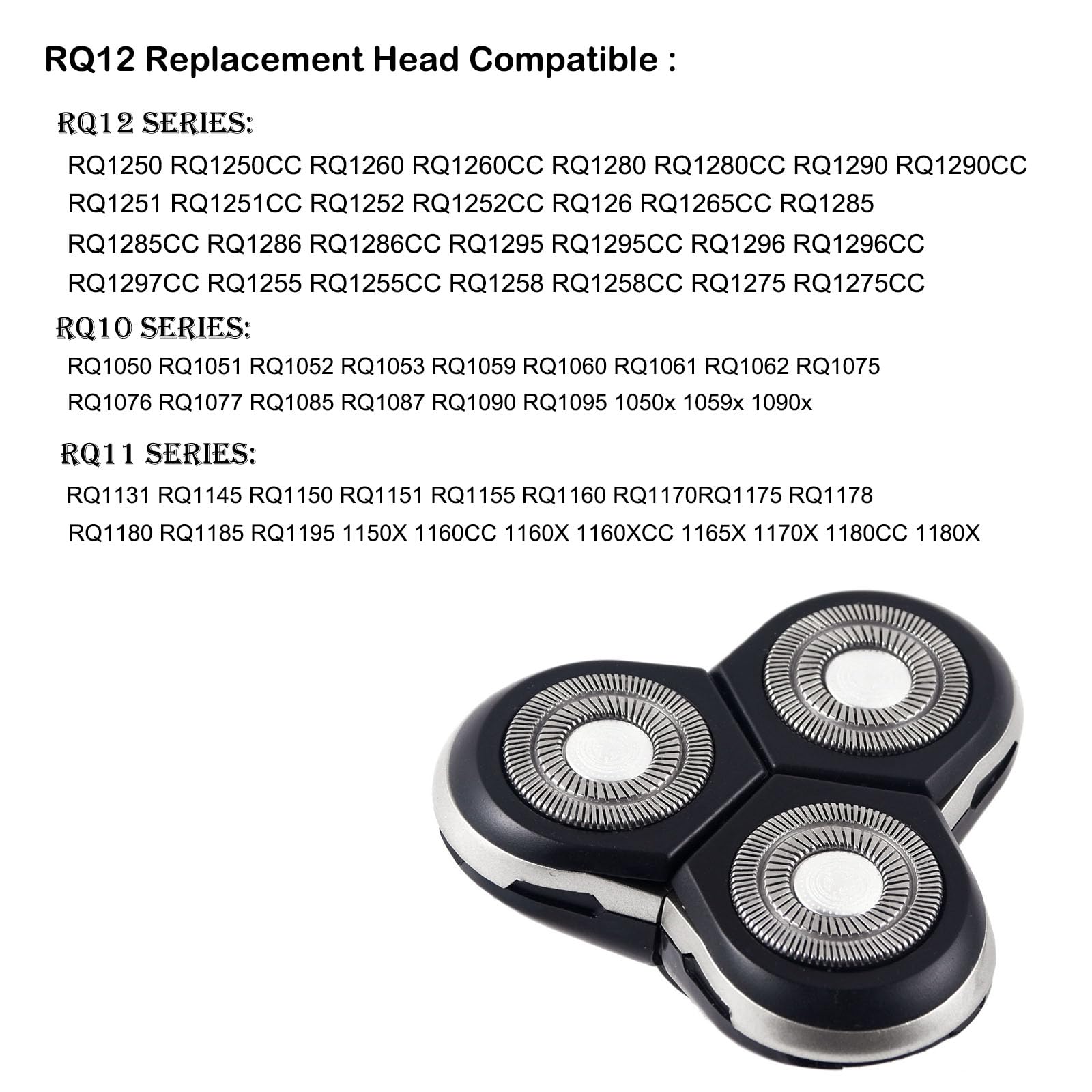 Amazon.com: RQ12 Replacement Head for Compatible with Philips