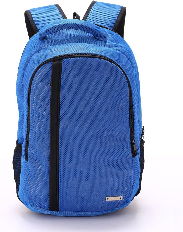 Korovo Fashion Anti-theft Backpack with Fashionable Designs and Series of Anti-theft Patents Durable Shoulder Bag with Beautiful Appearance Cut-proof Mesh Safety Lock and Fastener-blue