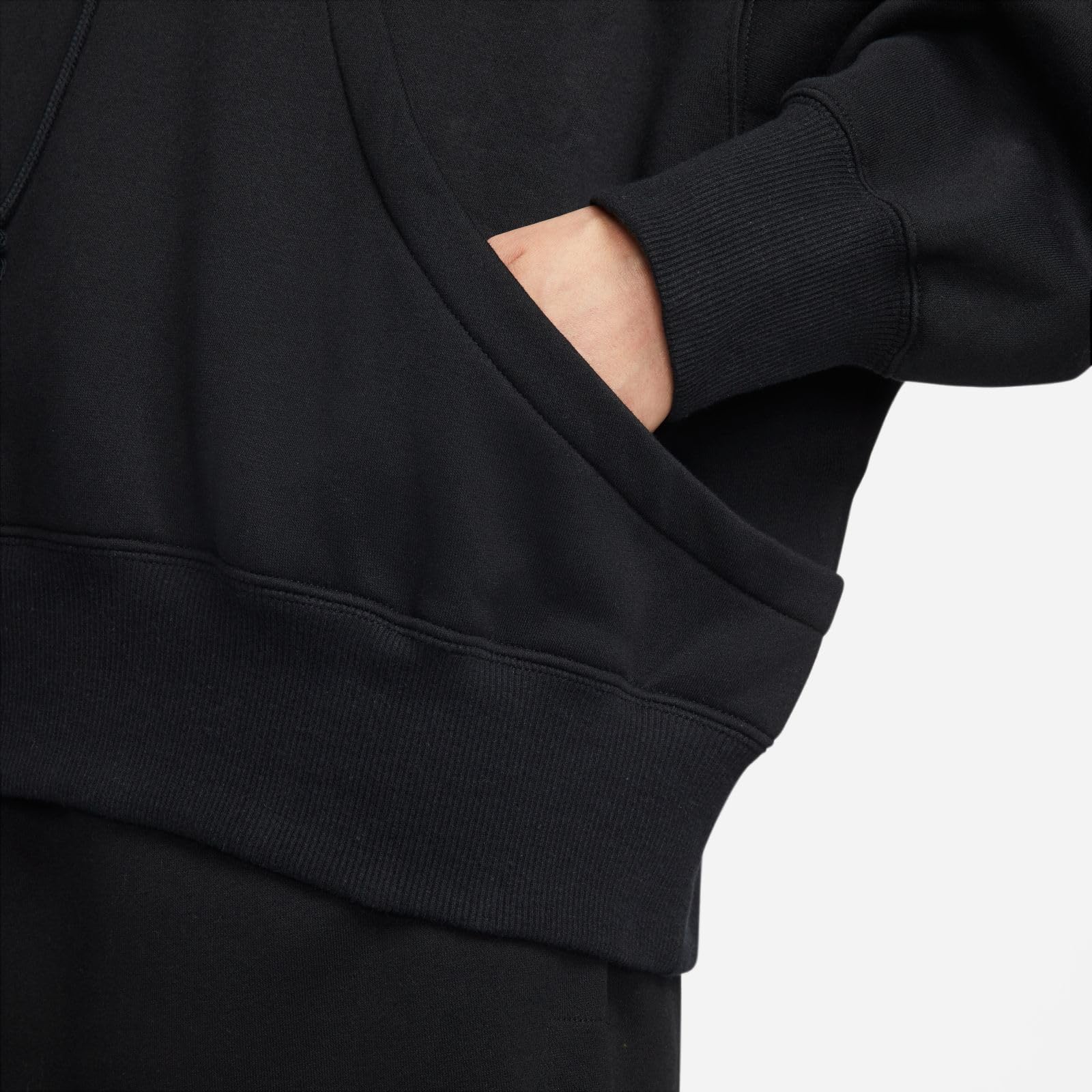 Nike W NSW Phnx FLC OOS Po Hoodie Maglia Lunga Donna (Pacco da 1)