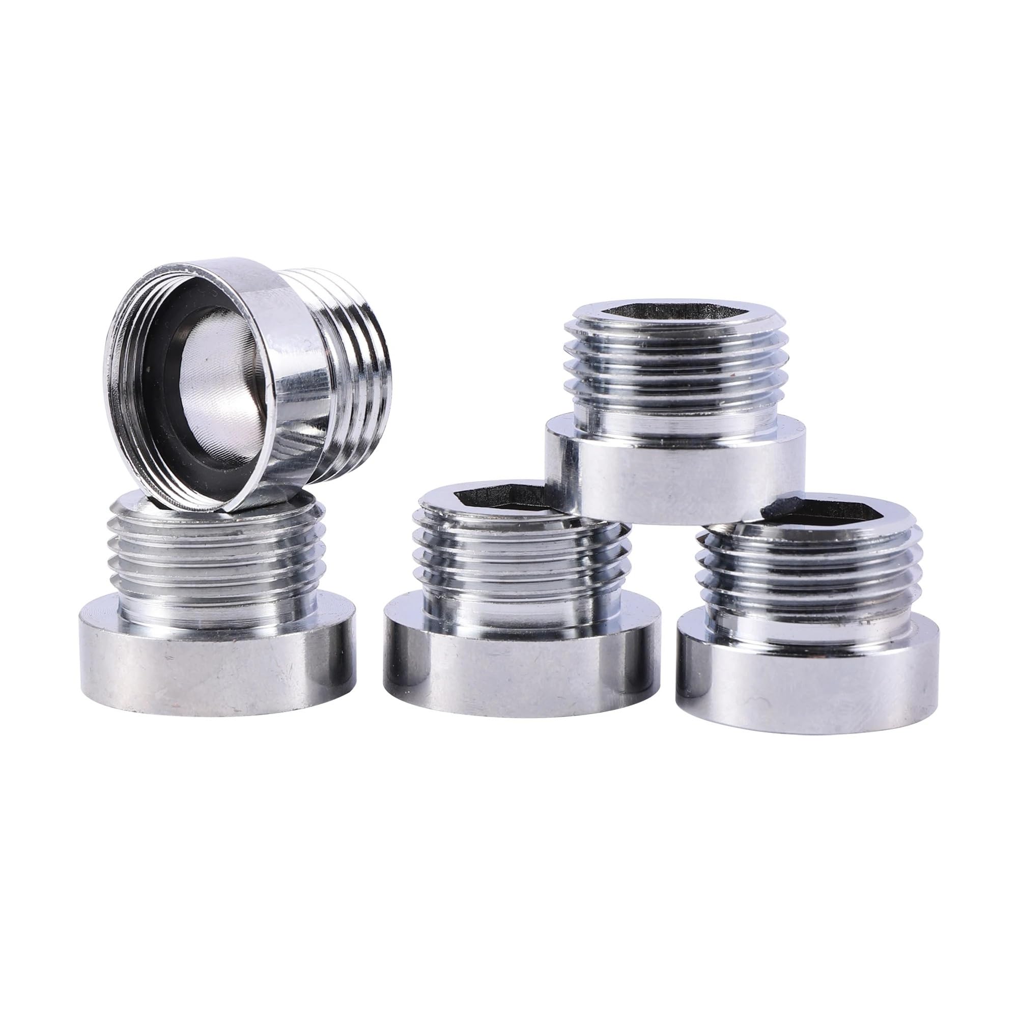 Rosca macho de 1/2 pulgada a M22 conector de metal resistente para grifos