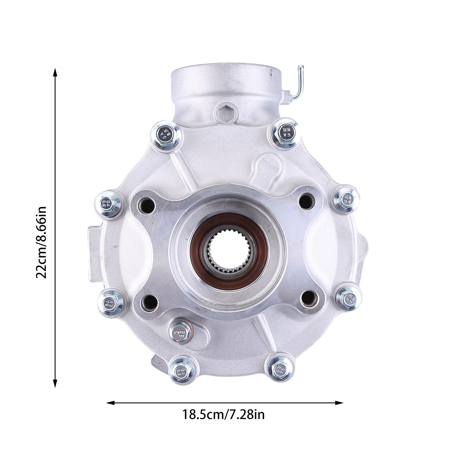 Slakerbe Rear Differential Gear Case, 41300-HR3-W50 41300-HR3-A20 Rear Final Gear 41300-HR3-WB0 fit for Honda for FourTrax Foreman 500 520 Rancher 420 2014 2015 2016 2017 2018 2019 2020-2024