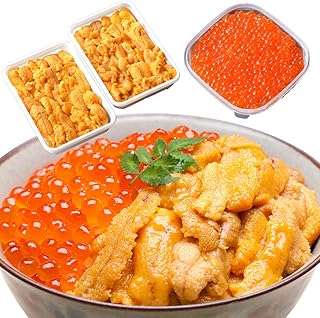 ウニ イクラ 丼 セット うに いくら醤油け 200g 計4人前 二色丼 海鮮 北国からの贈り物